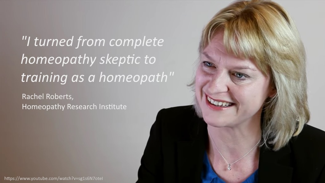 Rachel Roberts, from skeptic to homeopath